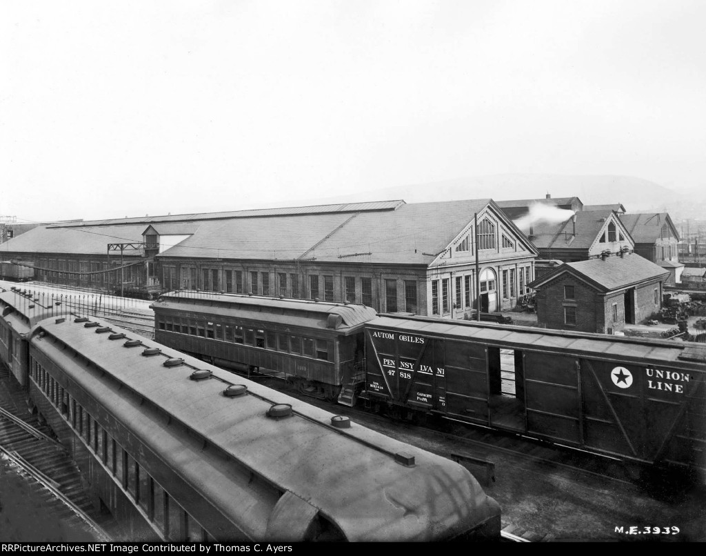 PRR Altoona Passenger Car Shops, c. 1913